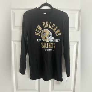 Mens NFL New Orleans Saints Long Sleeve - Size Small